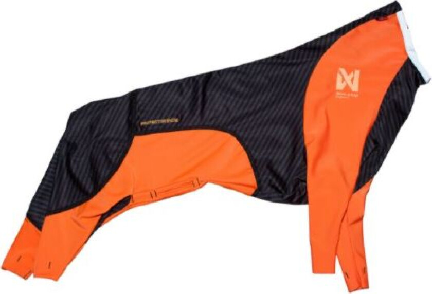 Non-Stop Dogwear Protector Snow Hundeoverall Tispe Svart & Oransje (L)