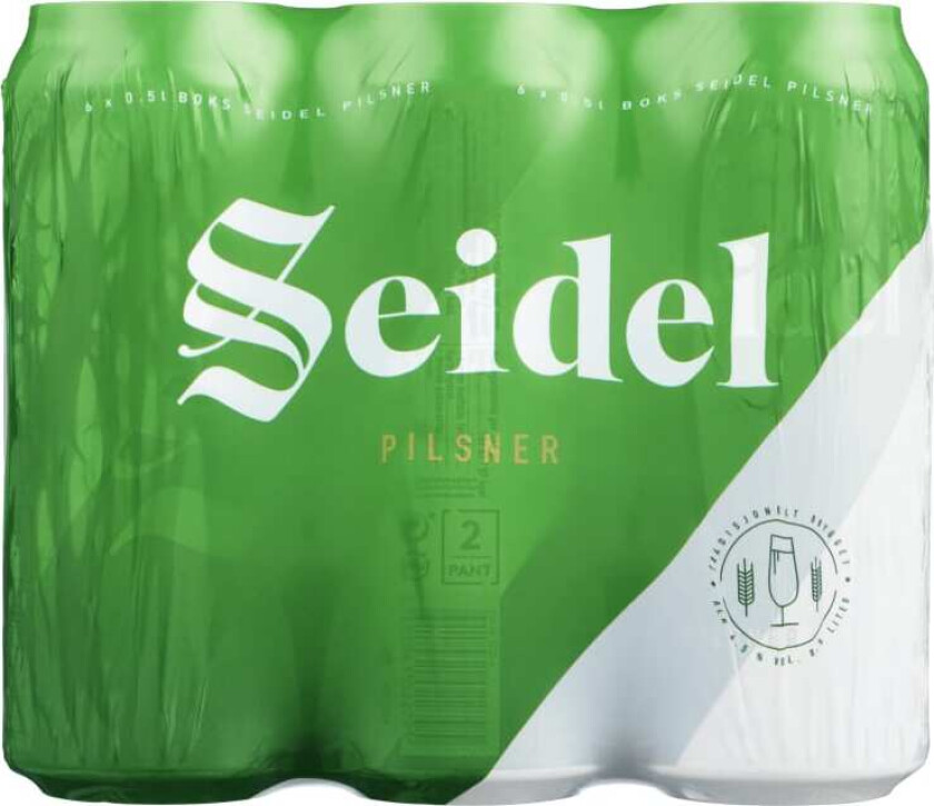 Seidel Pils 0,5lx6 boks