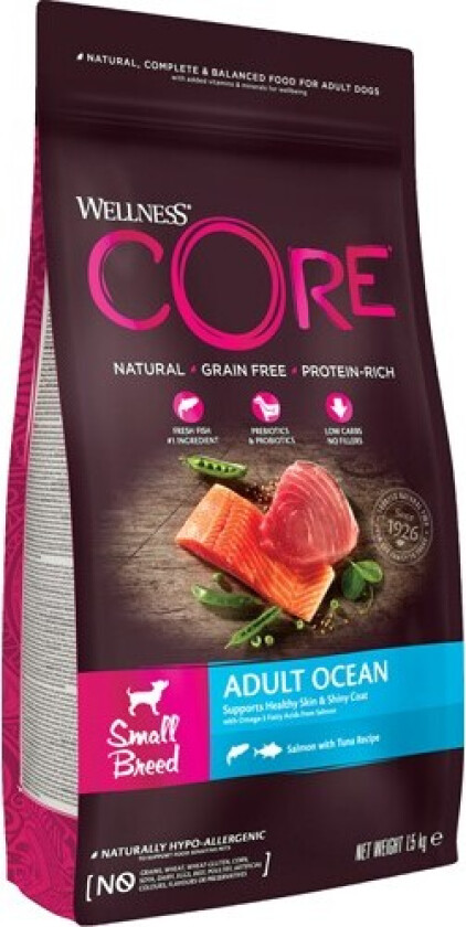 Adult Small Breed Ocean Tørrfôr til hund 5 kg