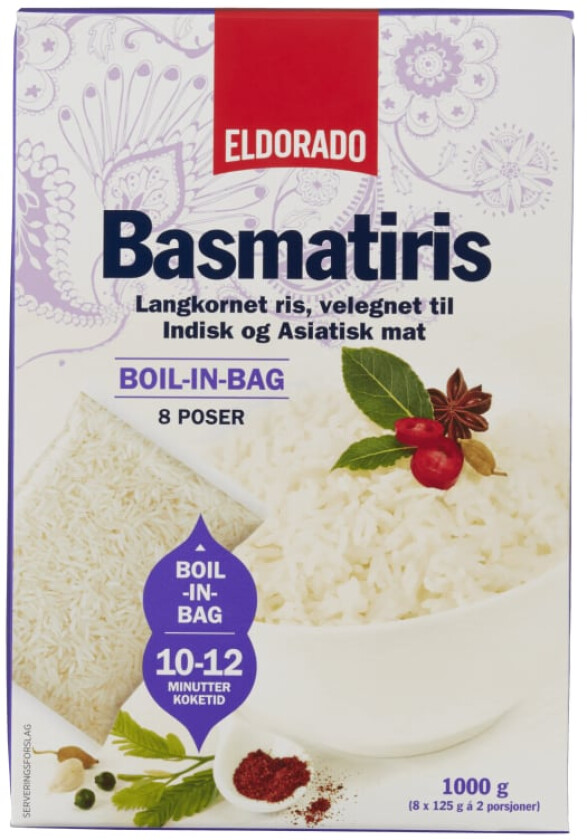 Basmatiris Boil In Bag 1kg