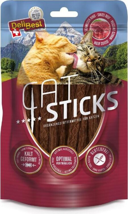 Cat Sticks Beef Godbiter til katt 50 g