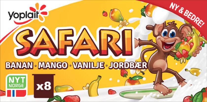 Yoplait Safari Ape 8x125g