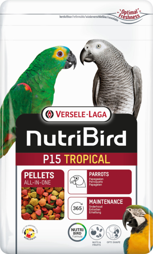 Bilde av Versele-Laga NutriBird P15 Tropical 3 kg