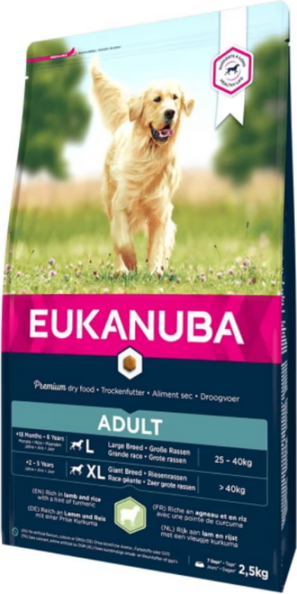 Bilde av Eukanuba Dog Adult Large Breed Lamb & Rice (12 kg)