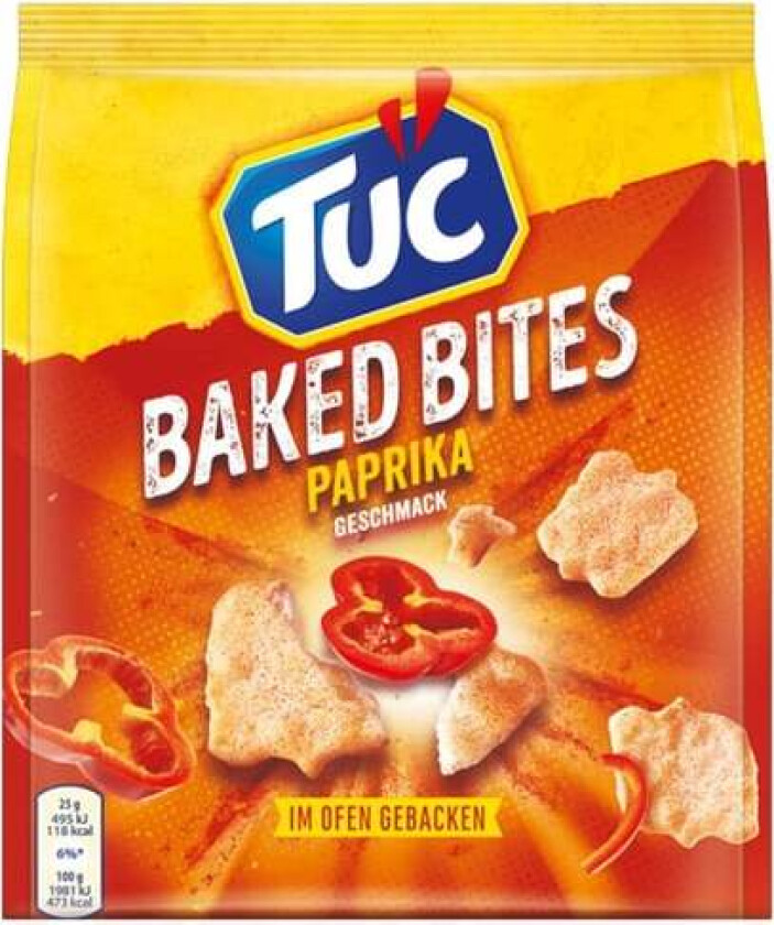 Bilde av Tuc Baked Bites Paprika 110g