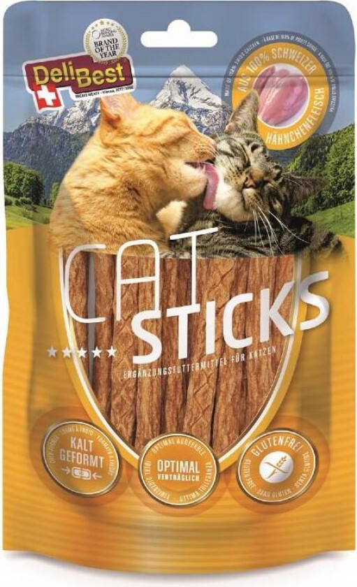 Cat Sticks Chicken Godbiter til katt 50 g