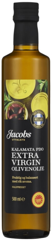 Bilde av Olivenolje Ex.Virgin Kalamata 500ml Jacobs