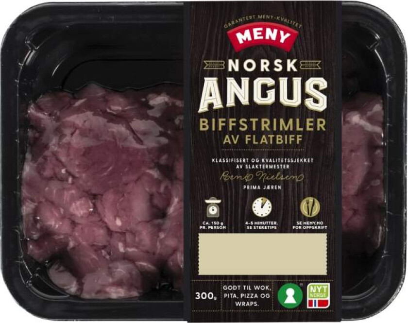 Bilde av Storfe Angus Biffstrimler 300g