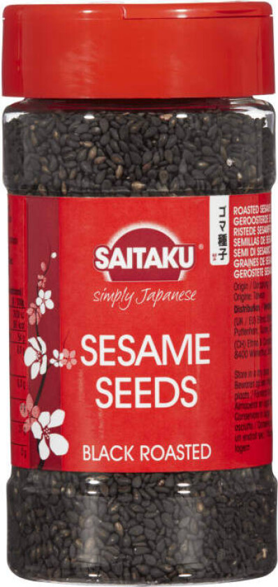 Saitaku Svarte Sesamfrø 95g