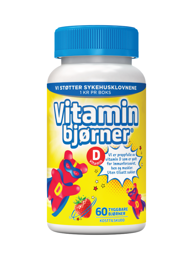 D-Vitaminbjørner Ltd 60stk