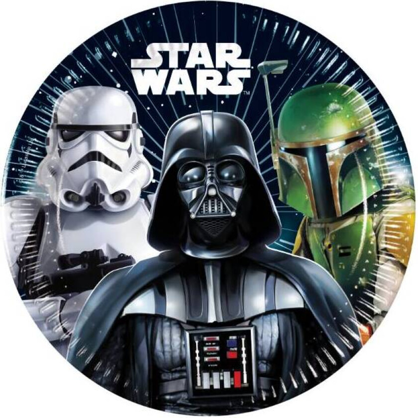 Papptallerken -Star Wars Galaxy- 20cm pk/8