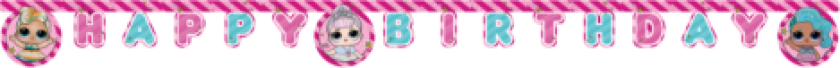 Banner Happy Birthday -L.O.L. Surprise- 2m
