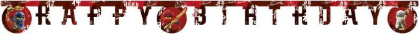 Ninjago Lego Banner -Happy Birthday- 2m