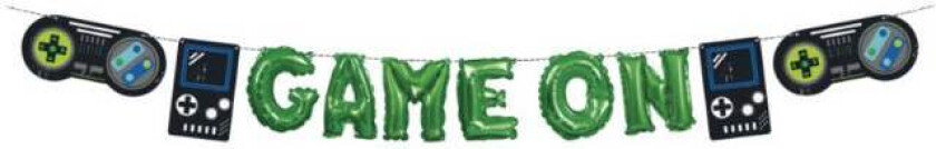 Banner Mini Folieballong -Game On