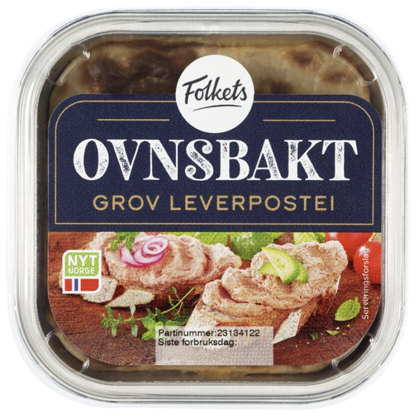 Bilde av Leverpostei Grov Ovnsbakt 185g