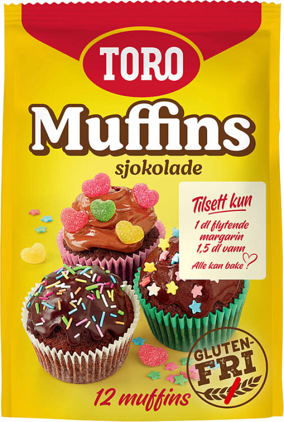 Muffins Mix Sjokolade 342g