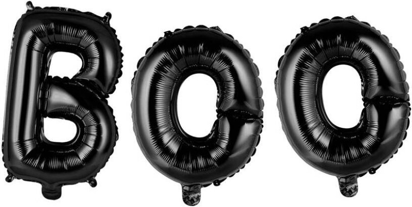 Bilde av Folieballong -BOO- Svart, 41cm
