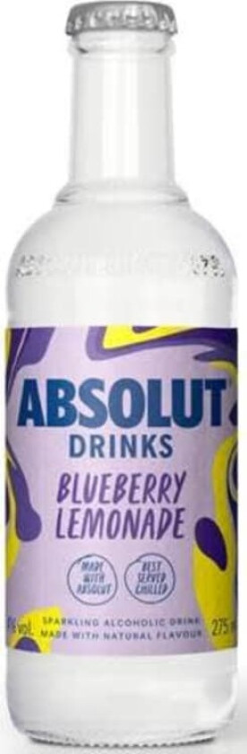 Bilde av Absolut Drinks Blueberry/Lemonade 275ml