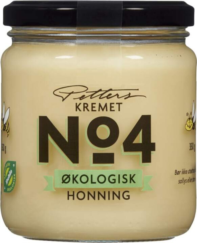 Honning No.4 Kremet Økol 350g