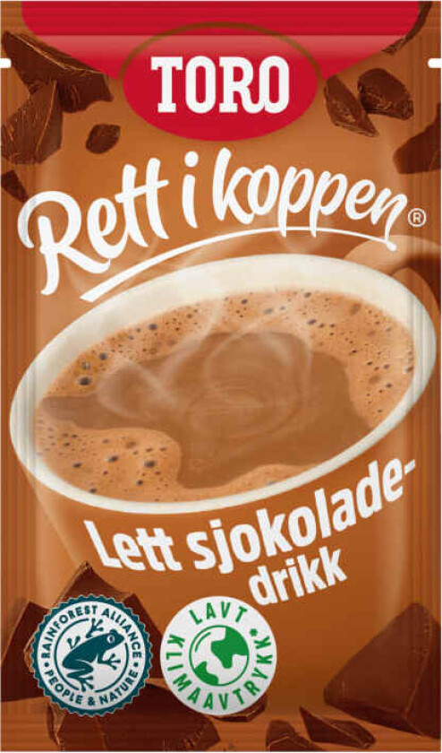Sjokoladedrikk Lett 10x14g Rett i Koppen