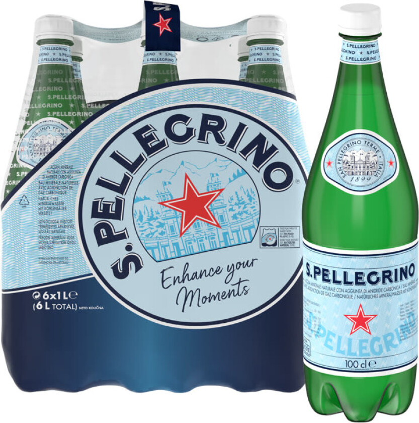 San Pellegrino 1lx6 flaske