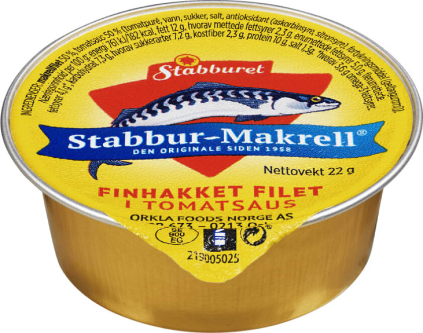 Bilde av Stabbur-Makrell Hakket 22g