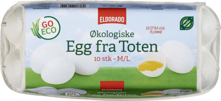 Egg Økologisk M/L 10stk