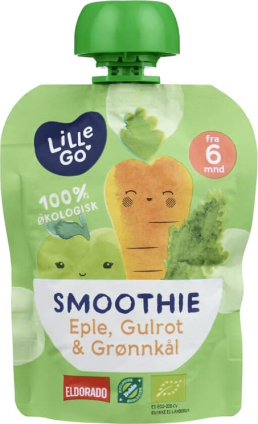 Smoothie Eple/Gulrot/Grønnkål 90g