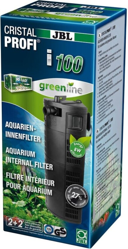 CristalProfi i100 Greenline Innvendig filter