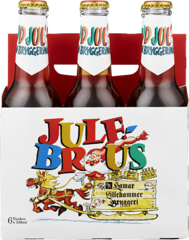 Bilde av Hamar Julebrus, 6 x 0,33l,