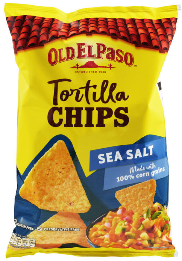 Bilde av Old El Paso Crunchy Tortilla Chips 185g