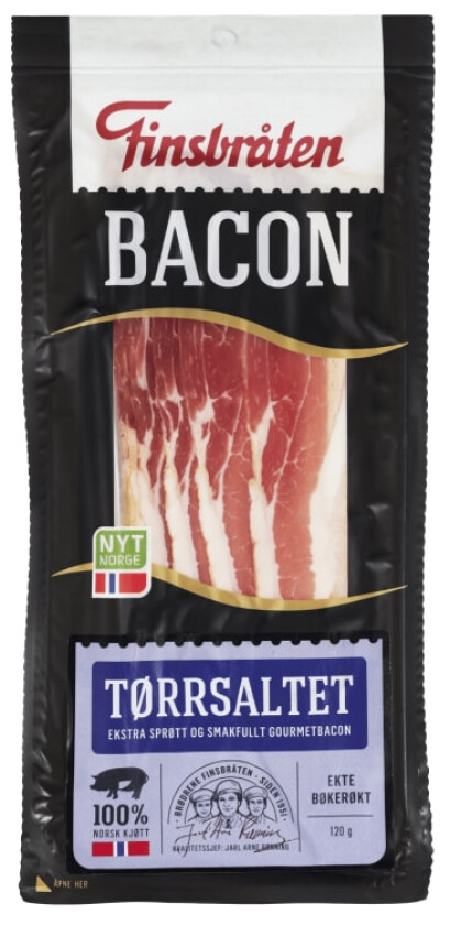 Bilde av Bacon Tørrsaltet 120g Finsbråten