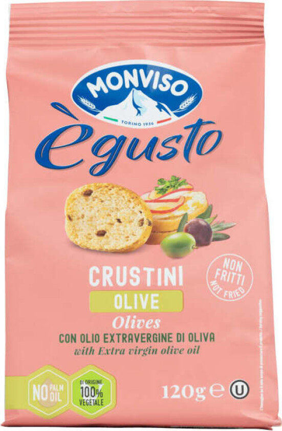 Crustini Oliven 120g Panmonviso