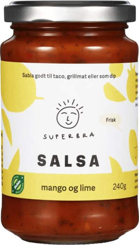 Bilde av Salsa Frisk Mango&Lime Økol 240g