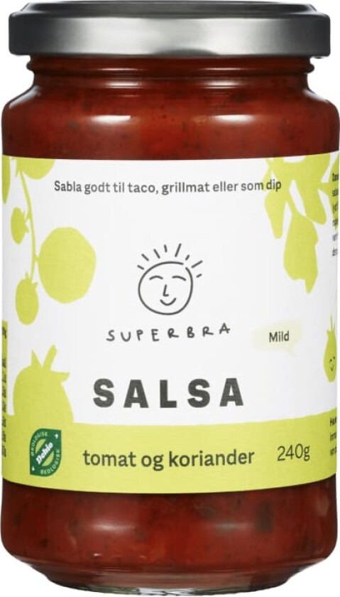 Bilde av Salsa Mild Tomat&Kor. Økol 240g