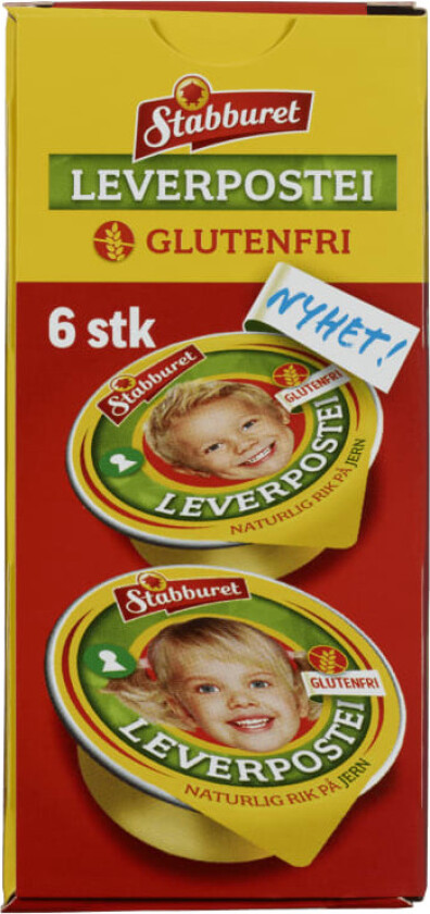 Leverpostei glutenfri 6x22g