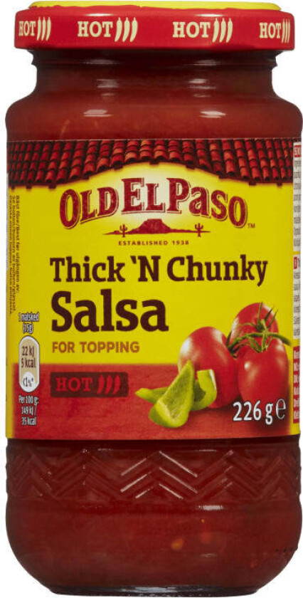 Bilde av Taco Salsa Hot 226g
