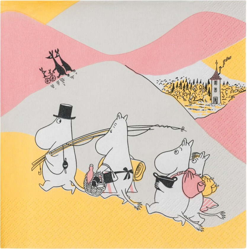 Bilde av Mummi serviett Familiekos 33x33 cm 20-pk Multi