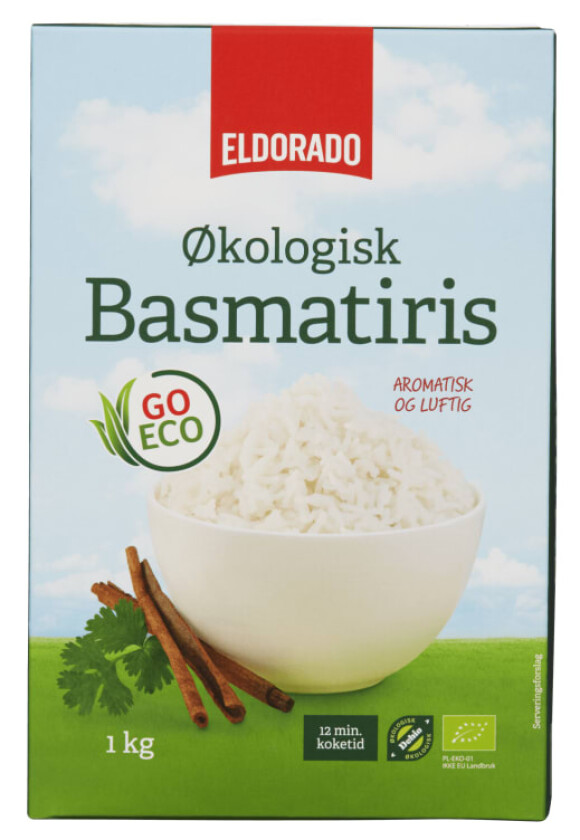 Basmatiris Økologisk 1kg