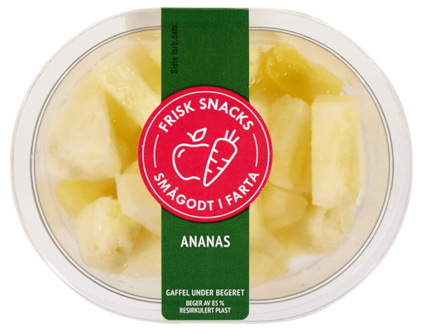 Bilde av Ananas i Biter 200g Frisk Snacks