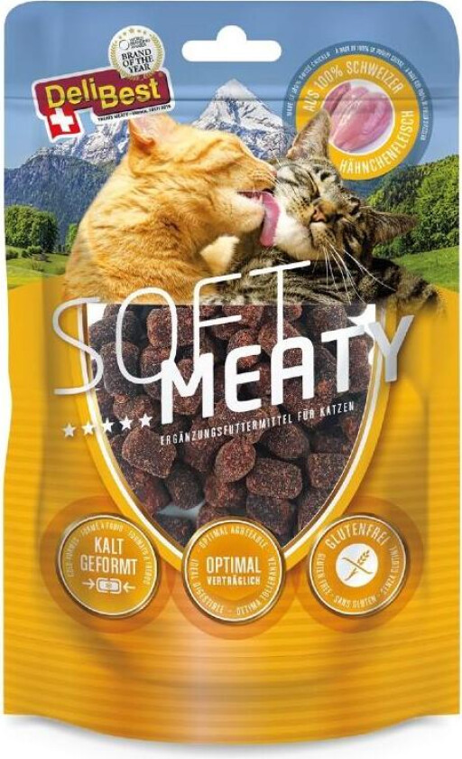 Cat Soft Meaty Chicken Godbiter til katt 100 g