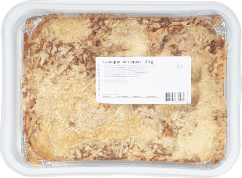 Bilde av Lasagne Vår Egen 3kg Matbørsen