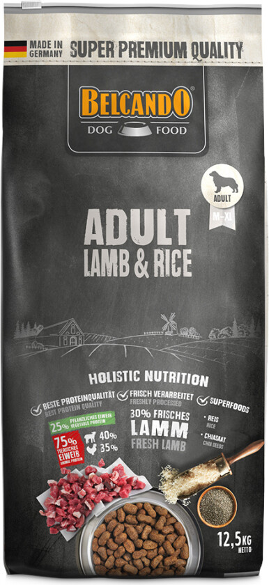 Bilde av Adult lam & ris - 12,5 kg