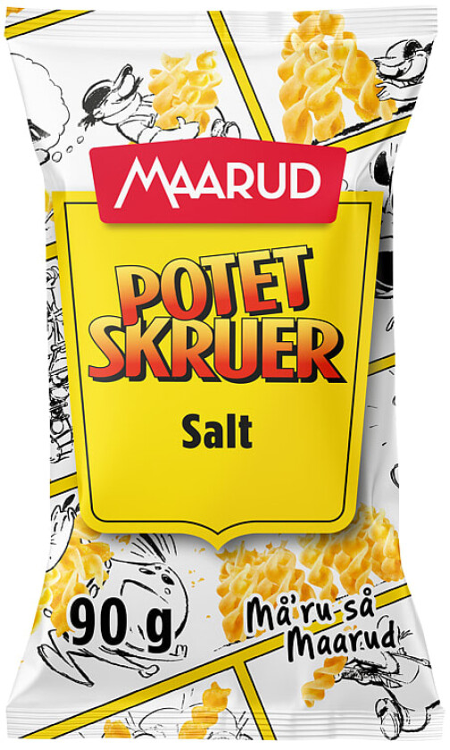 Maarud Potetskruer Salt 90g