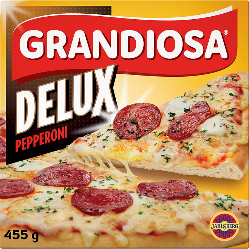 Bilde av Grandiosa Pizza Delux Pepperoni 455g
