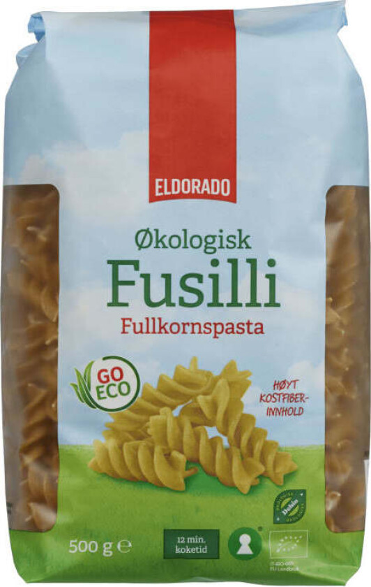 Bilde av Pasta Fusilli Fullkorn Økologisk 500g