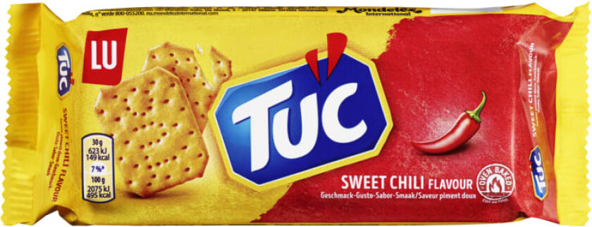 Tuc Kjeks Sweet Chili 100g Lu