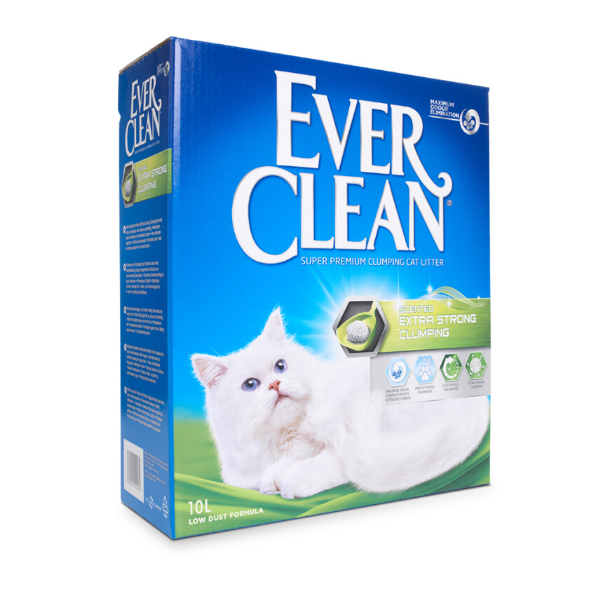 Ever Clean Extra Strong Scented Kattsand (10 l)
