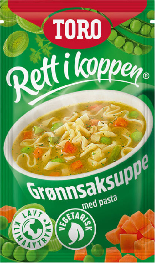 Toro Rett i Koppen Grønnsaksuppe med Pasta 20g