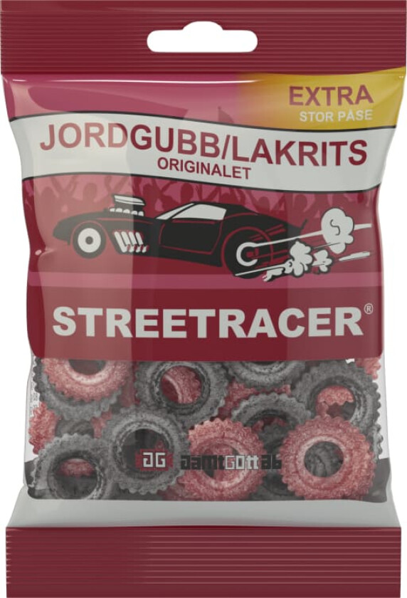 Bilde av Streetracer Jordbær/Lakris 80g